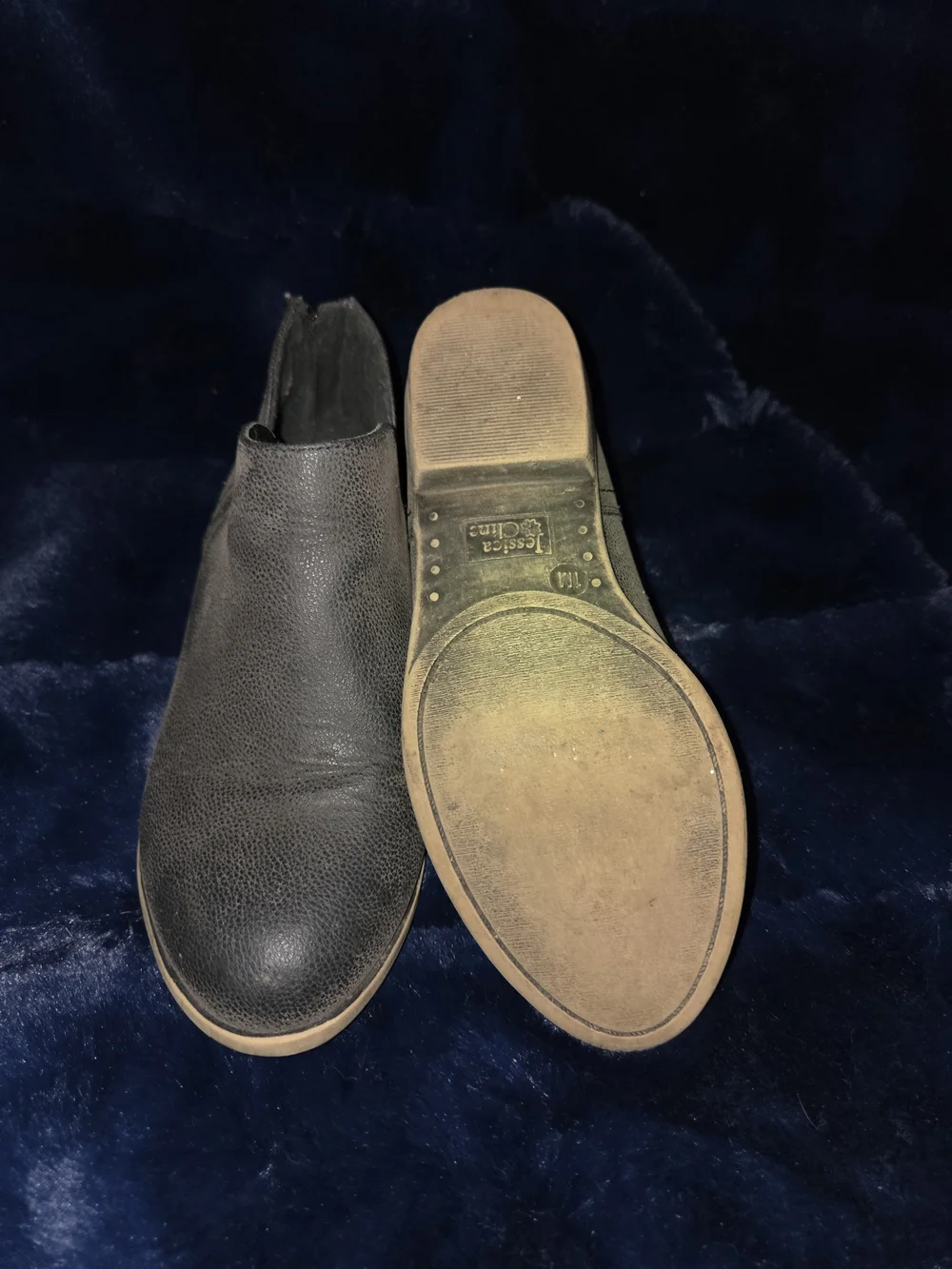 Women’s Black Chelsea Ankle Boots - Slip-On Low Heel